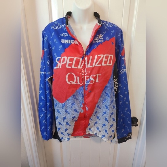 Vintage - Men's Specialized 2 Calorie Quest Cycling Jacket | Sz XL | EUC - Picture 1 of 5